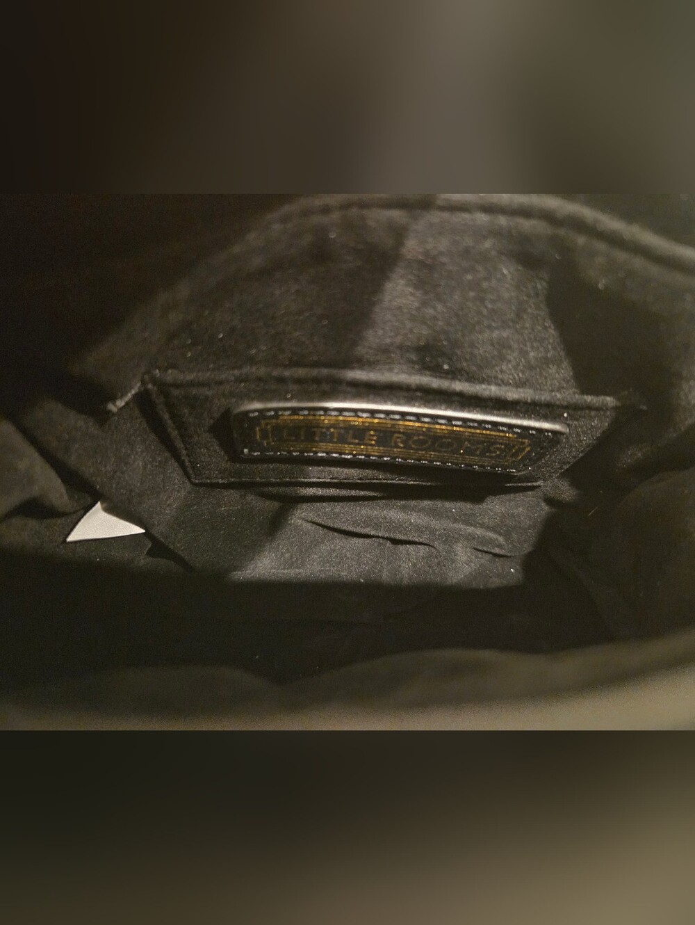 Little Rooms Spaceship UFO Mini Handbag Crossbody Bag Black w/Silver Hardware - Picture 7 of 7